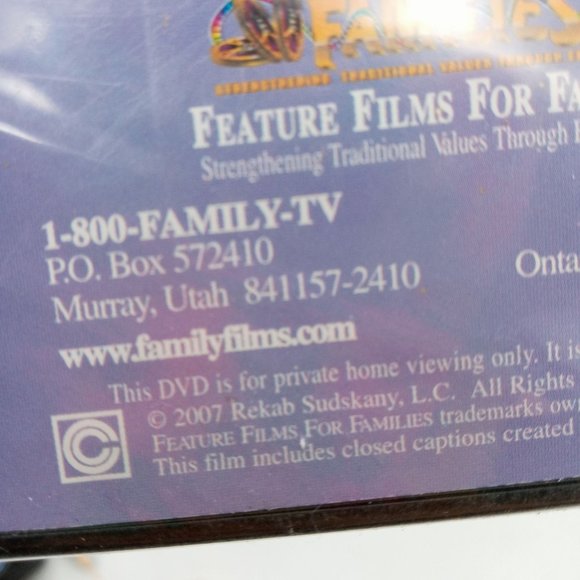 The Impossible Elephant NOS New Sealed DVD Feature Films For Families Movie Nigh - Picture 3 of 4